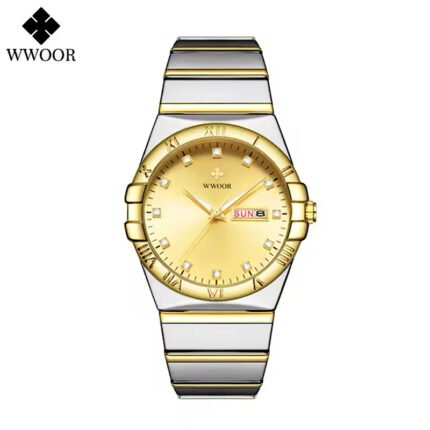 Wwoor Men's Calendar Top Luxury Wrist Watch