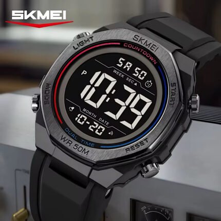 A Digital 50M Water resistant Classic wrist Watch