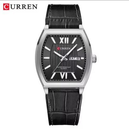 Classic 3ATM water resistant leather wrist watch