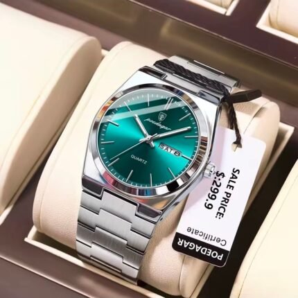 Poedagar Men's calendar top luxury wrist watch